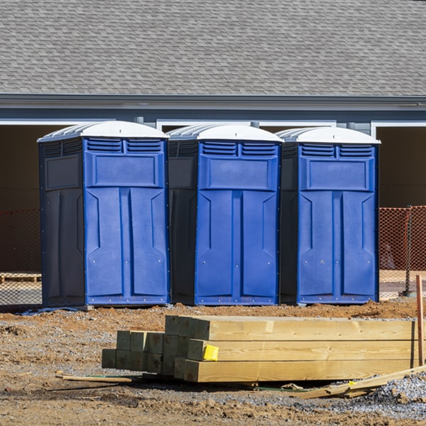 how do you ensure the portable toilets are secure and safe from vandalism during an event in Florence Colorado